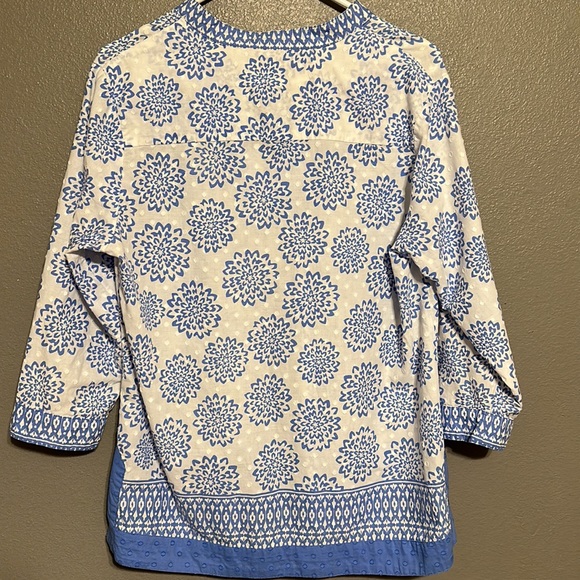 Zac & Rachel brand Size XL Women’s Boho Style Blouse 100% Cotton Like New - Picture 11 of 15